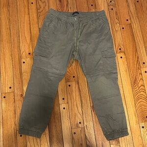 Sincerely Jules Olive Cargo Joggers Size XL